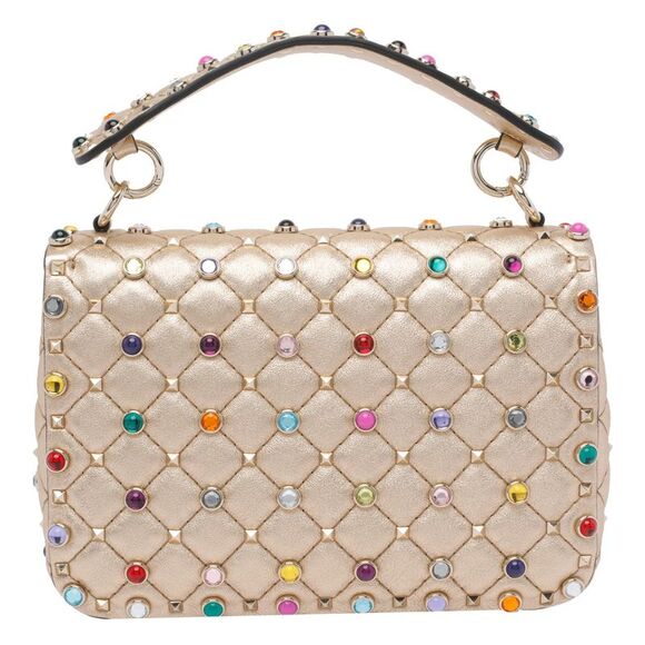 Valentino Garavani Women Medium Rockstud Spike Handbag - Picture 3 of 4